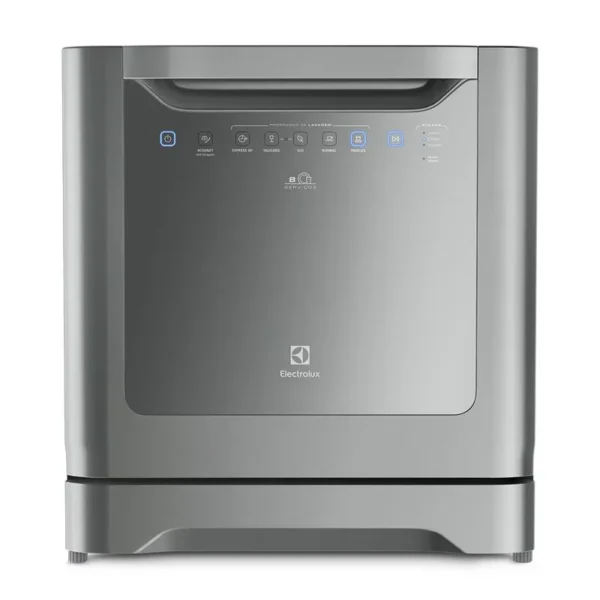 Lava-Louças Electrolux 8 Serviços Inox Compacta com Programa Eco